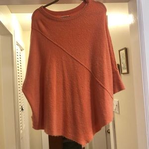 Coral poncho